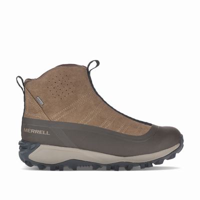 Merrell Thermo Snowdrift Zip Mid Shell Vandringskängor Herr Bruna (SE319806)